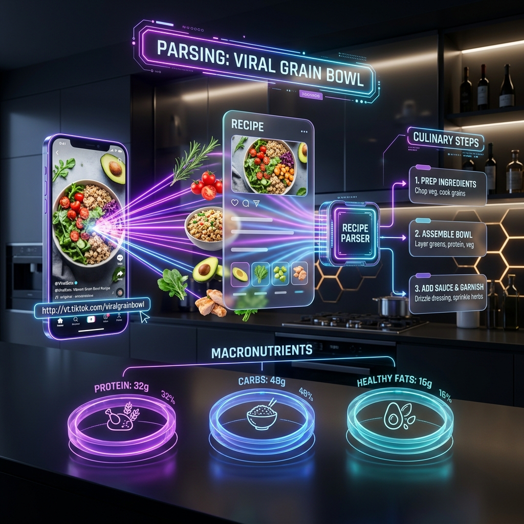 Instantly Parse Any Recipe AI Parser