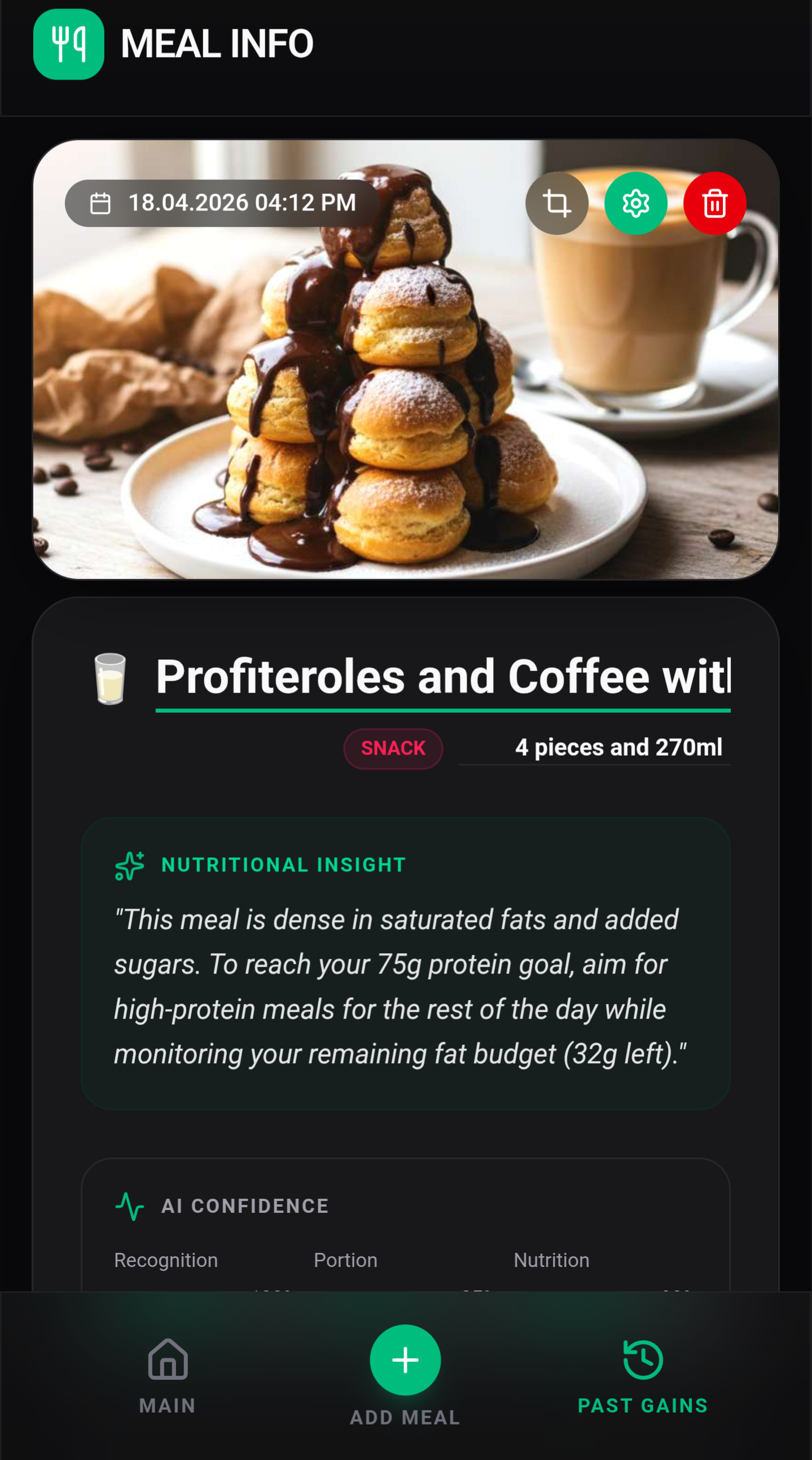 AI Meal Recognition Overview